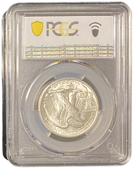 1934 Walking Liberty Silver Half Dollar - PCGS MS65 Sight White