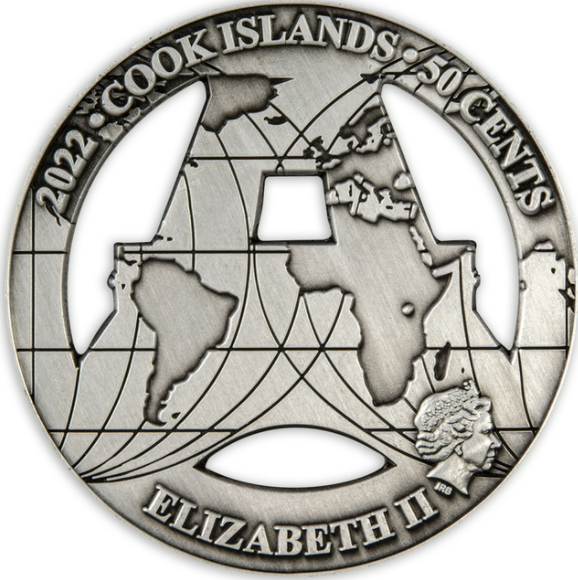 2022 LANDMARKS OF THE WORLD- Effel Tower - NZD Iron Coin