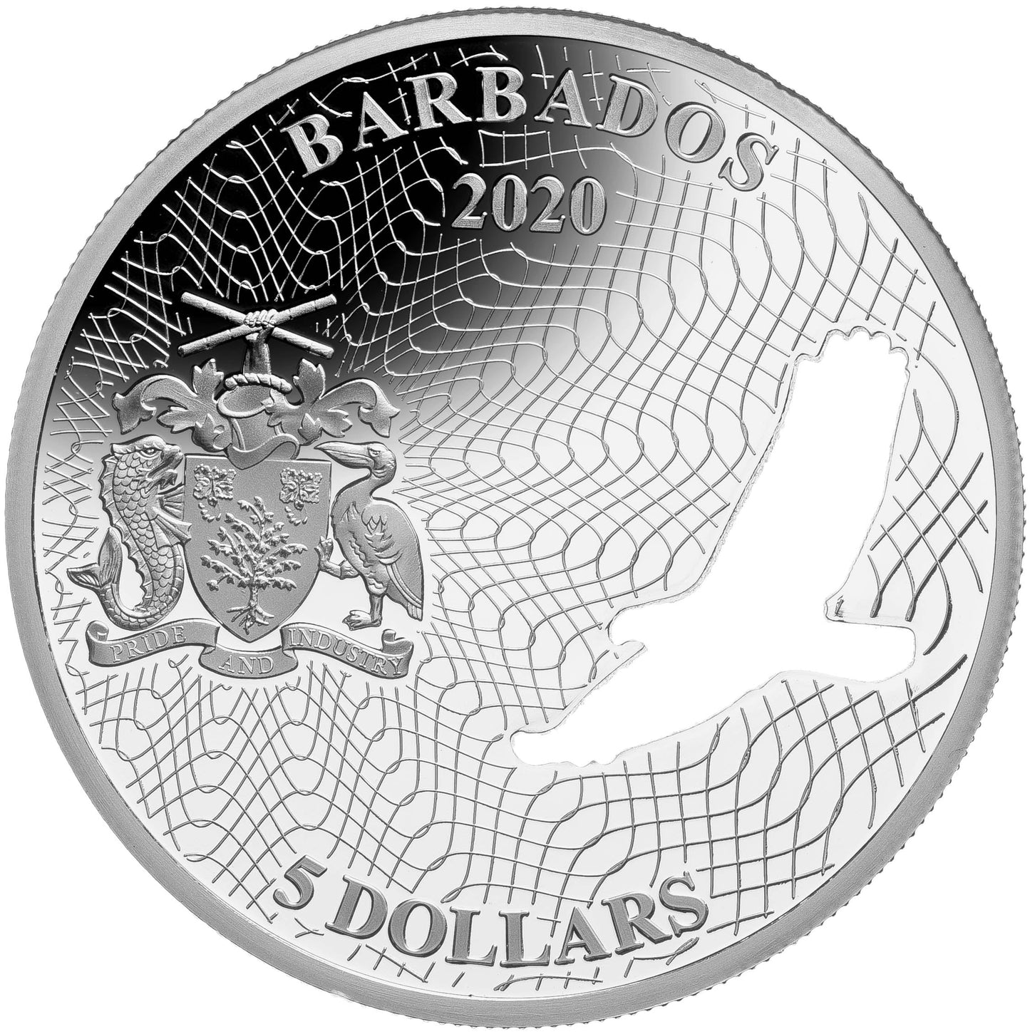 2020 Barbados Shape of America 1 Oz Silver Proof