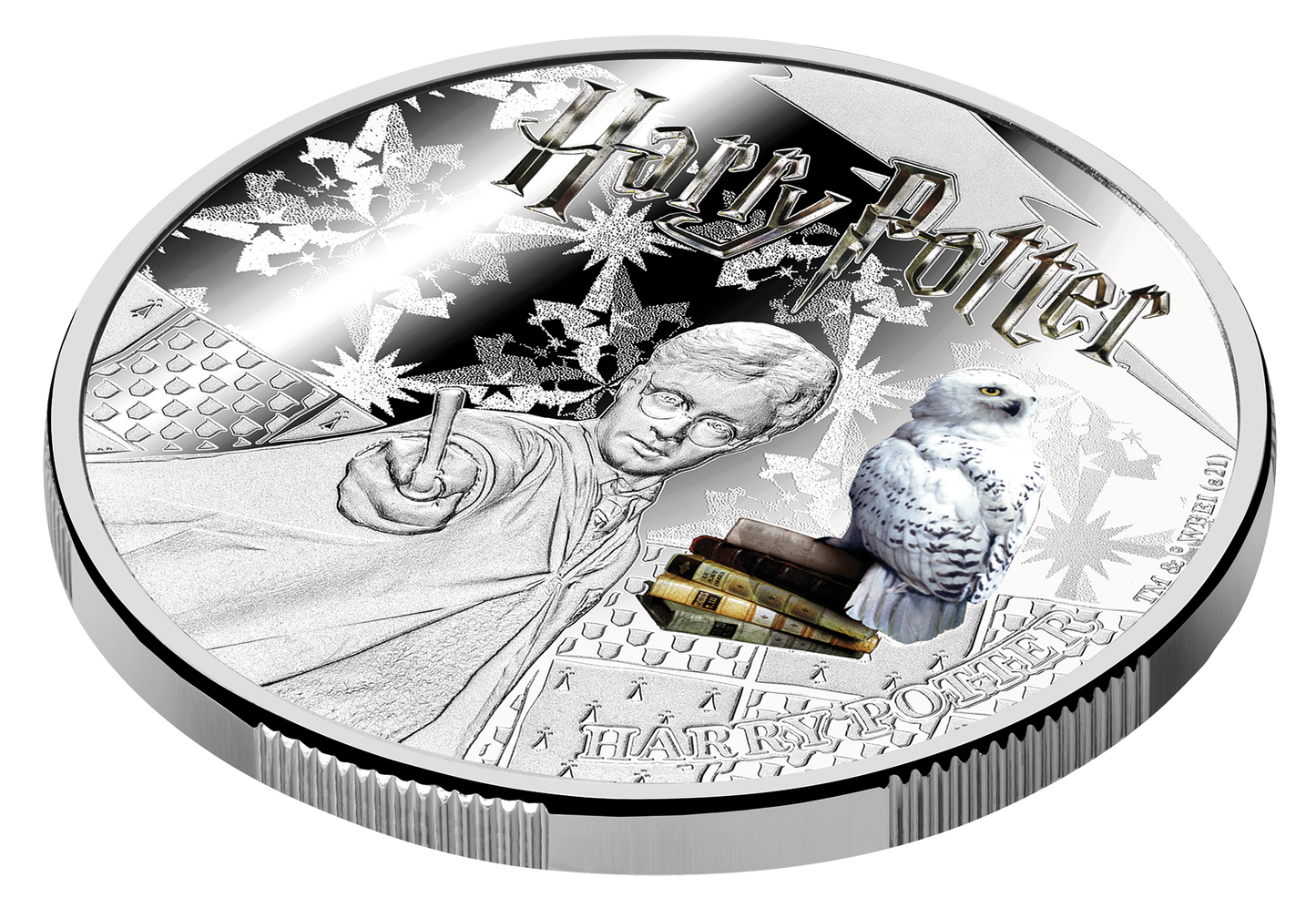 2021 Wizarding World of Harry Potter 1 Oz Silver Coin 3 pc Proof Set