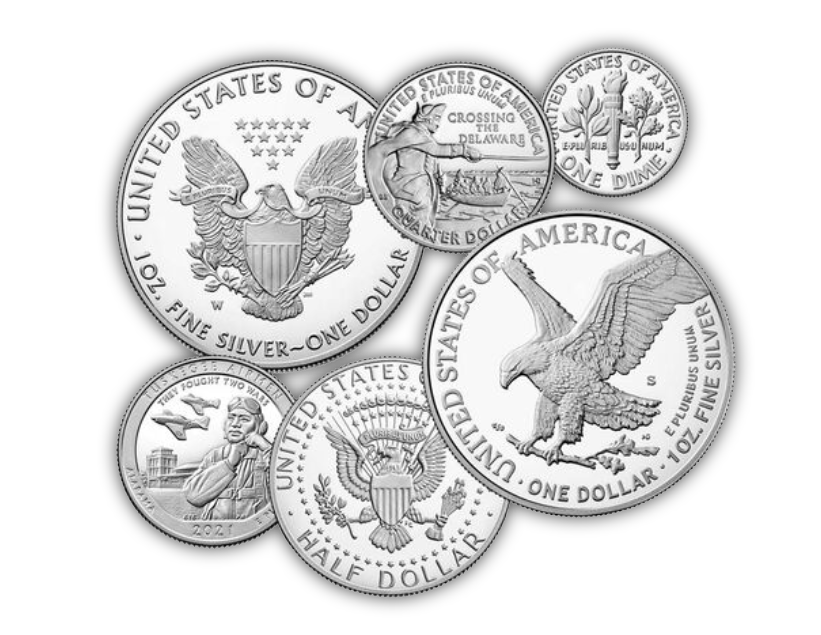 2021 American Eagle Silver Collection - Limited Designer Edition 6pc Set - OGP