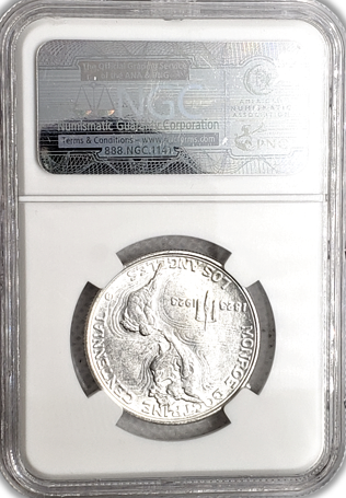 1923 S Monroe Silver Half Dollar - San Francisco NGC MS62 Centennial