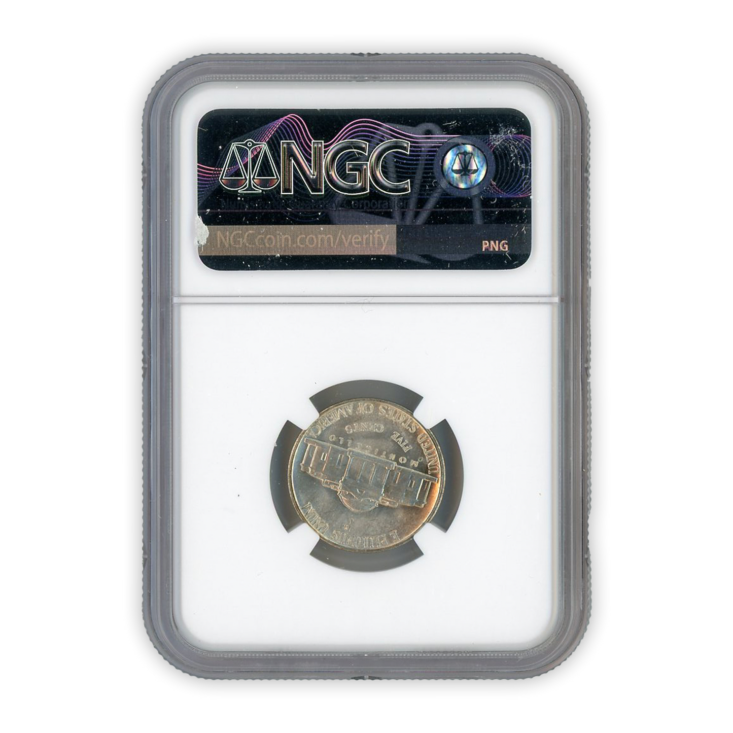 1945 D Jefferson War Nickel Denver - NGC MS66 5FS