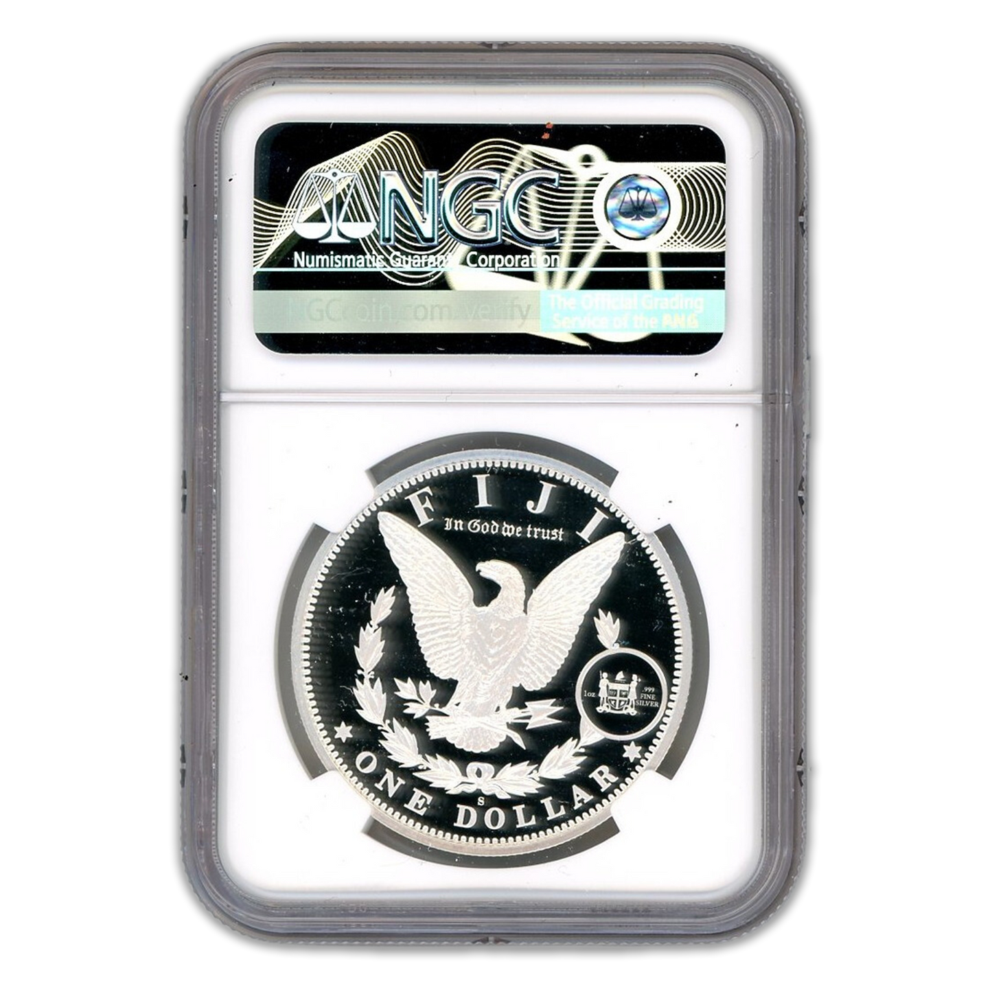 2023-S Morgan $1 Fiji Silver Tribute - NGC In God We Trust Label PF70 Ultra Cameo Early Release