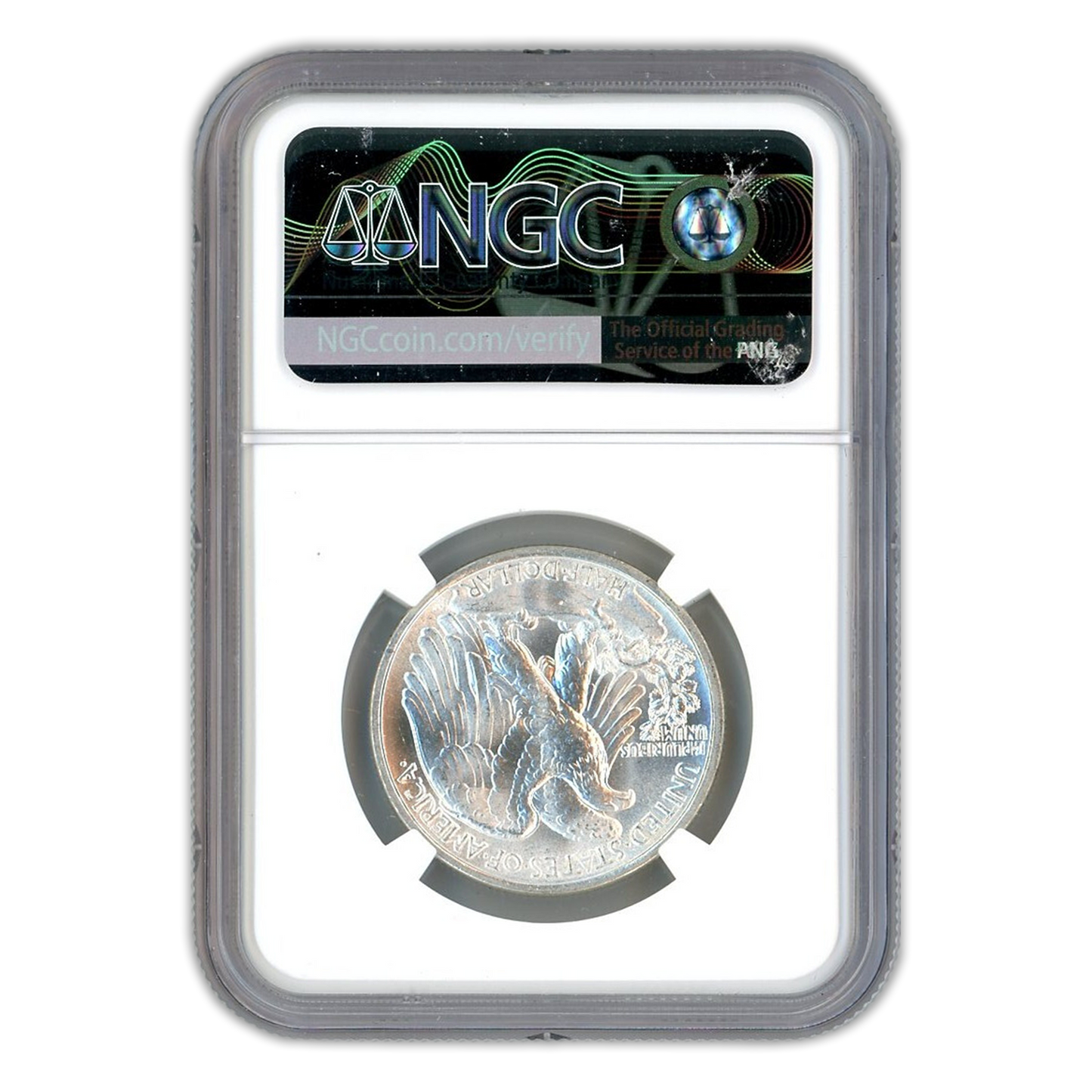 1938 Walking Liberty Silver Half Dollar - NGC MS65 Sight White