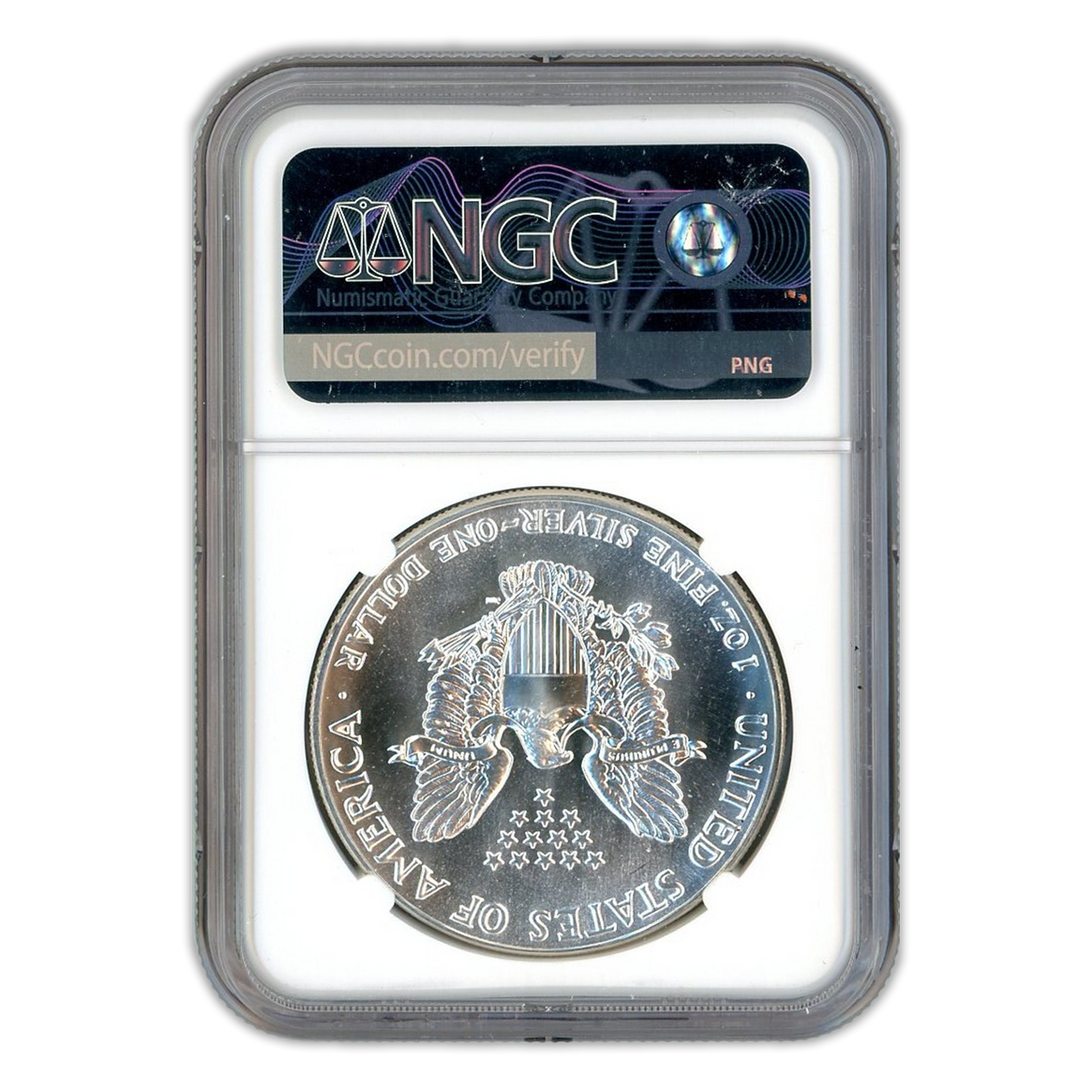 1987 Silver Eagle - Business Strike - NGC MS70 Brown Label