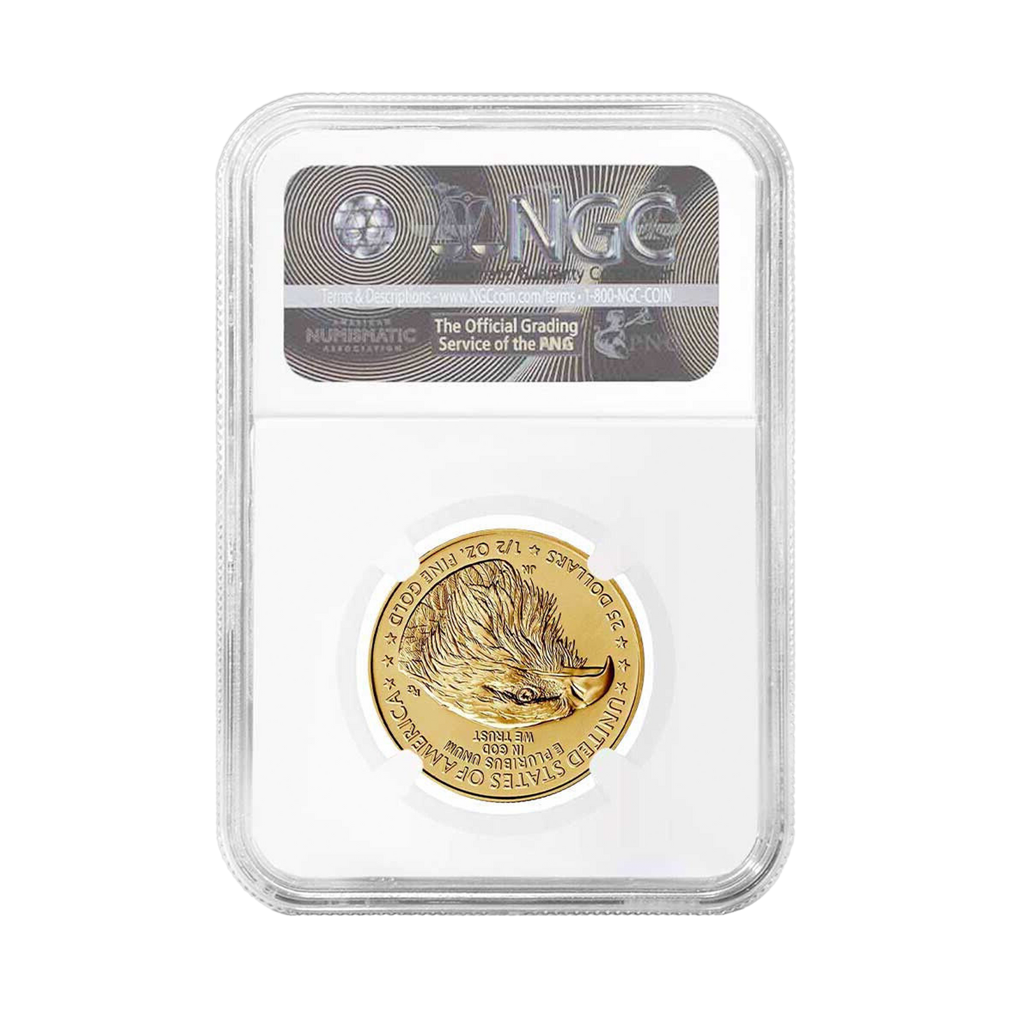 2023 $25 Gold Eagle in God We Trust Label - NGC MS70 Early Releases