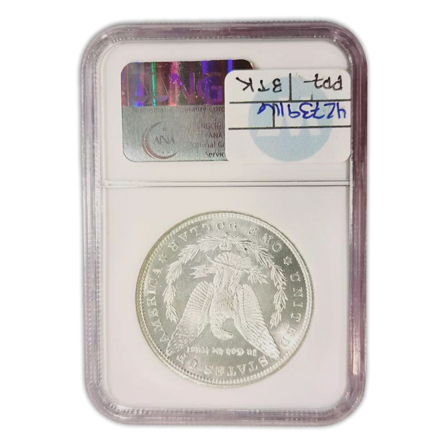 1880/9 Morgan Silver Dollar - Hot-50 VAM 11 Medium - NGC MS63 Sight White