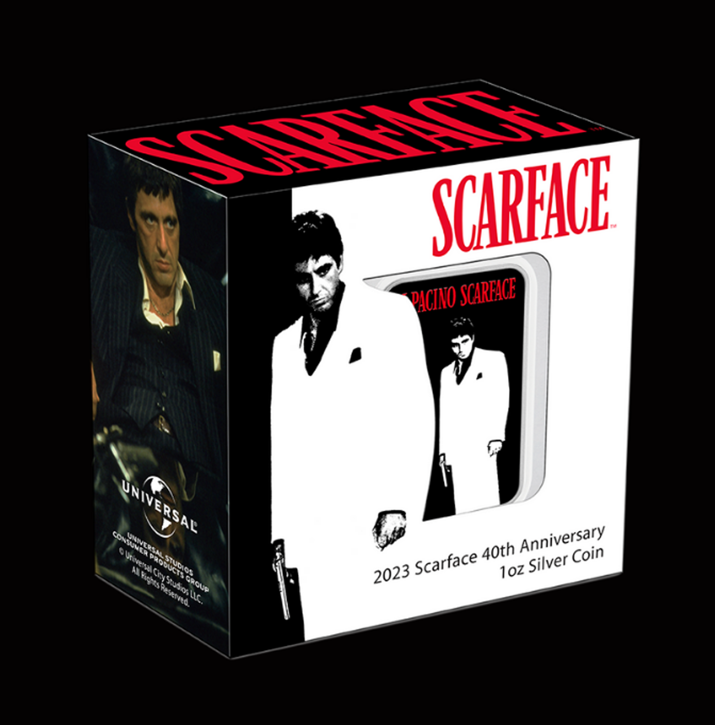 2023 1 oz Scarface Silver 40th Anniversary