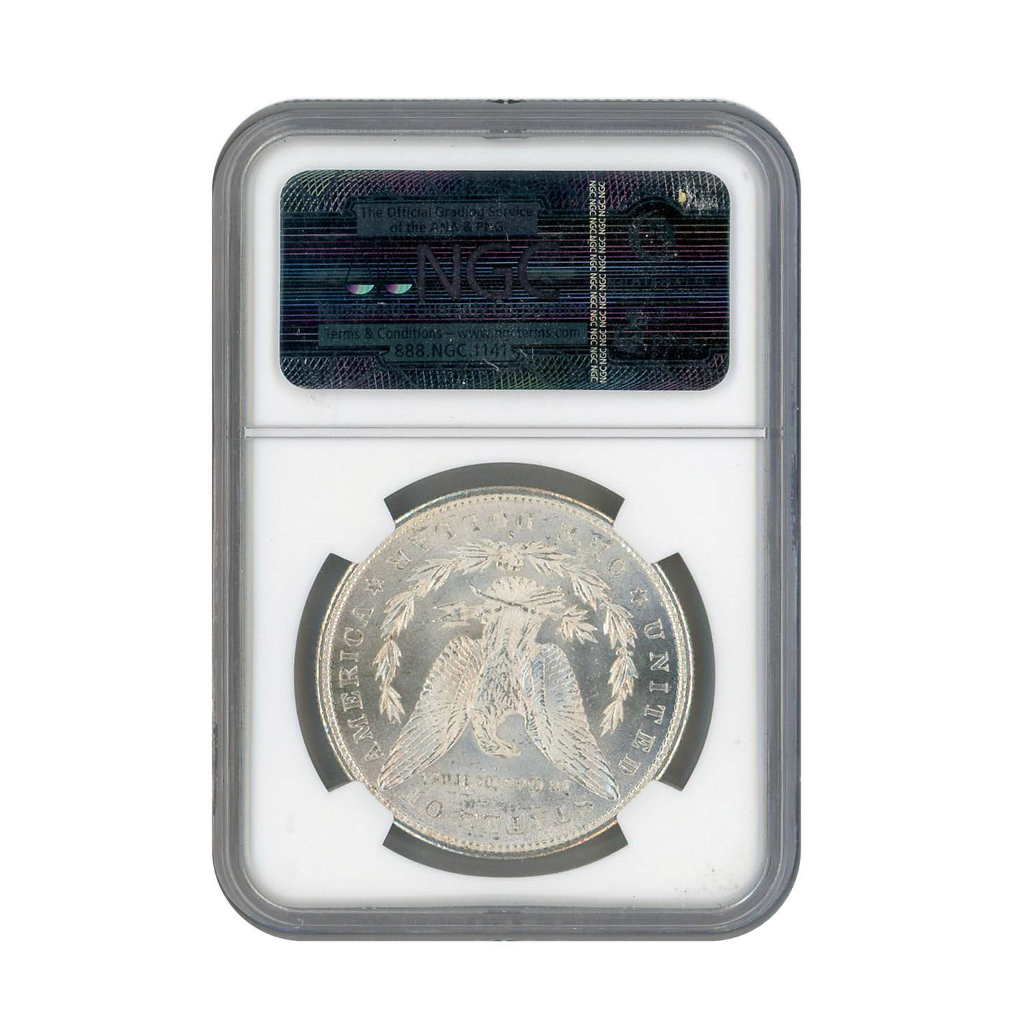 1885 Morgan Silver Dollar Philadelphia - NGC MS65 Sight White