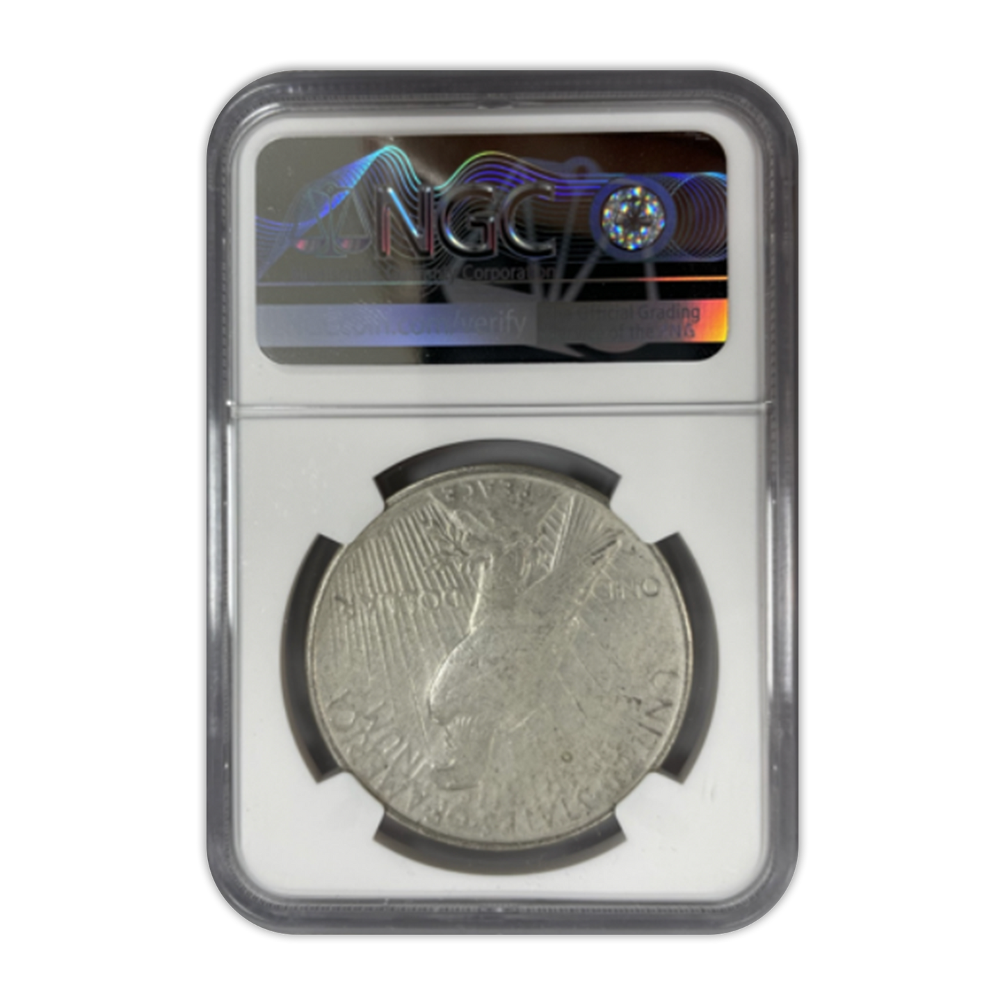 1934 San Francisco Peace Dollar Circulated Thomas Uram Signature NGC