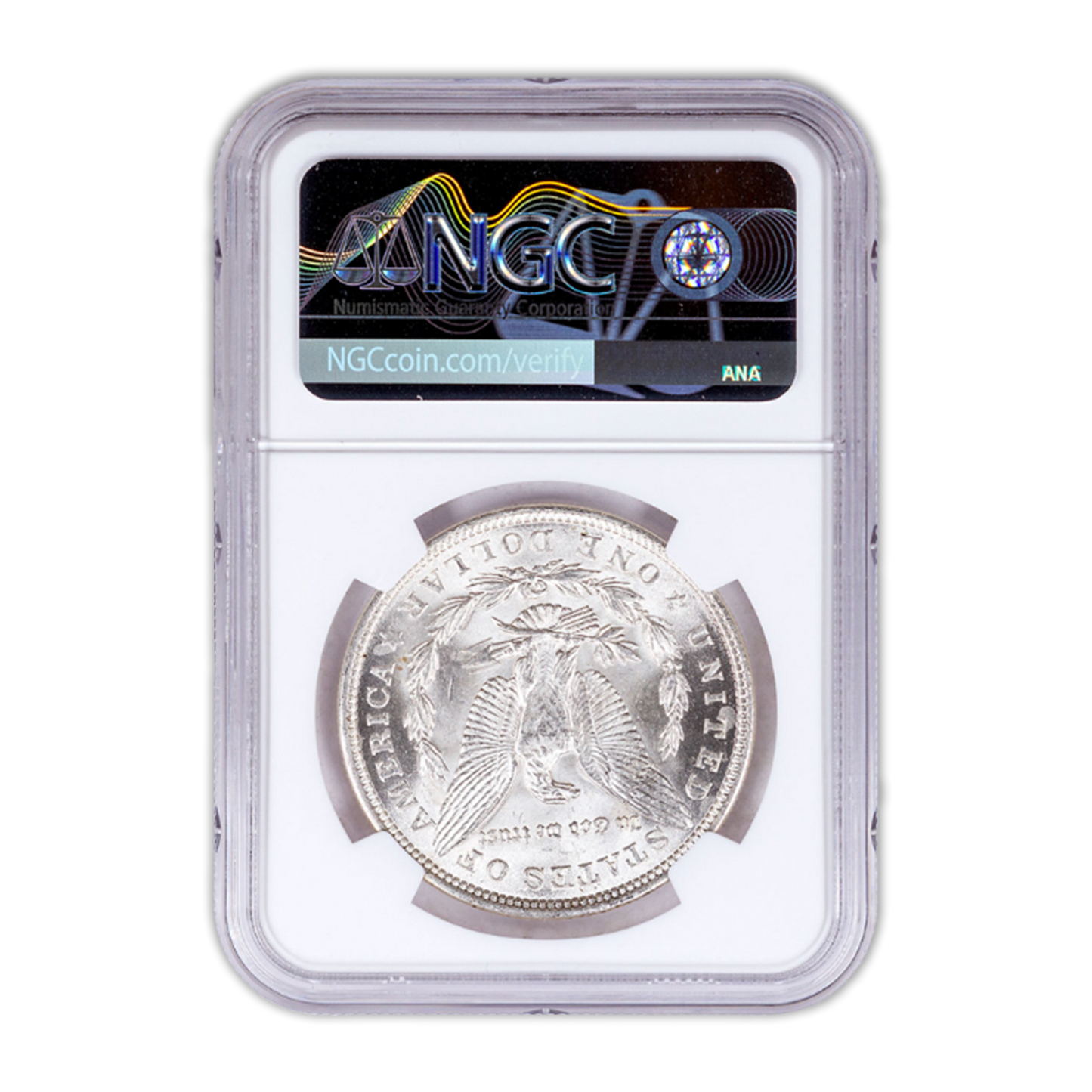 1921 Morgan Silver Dollar - Last Year of Issue - NGC Brilliant Uncirculated