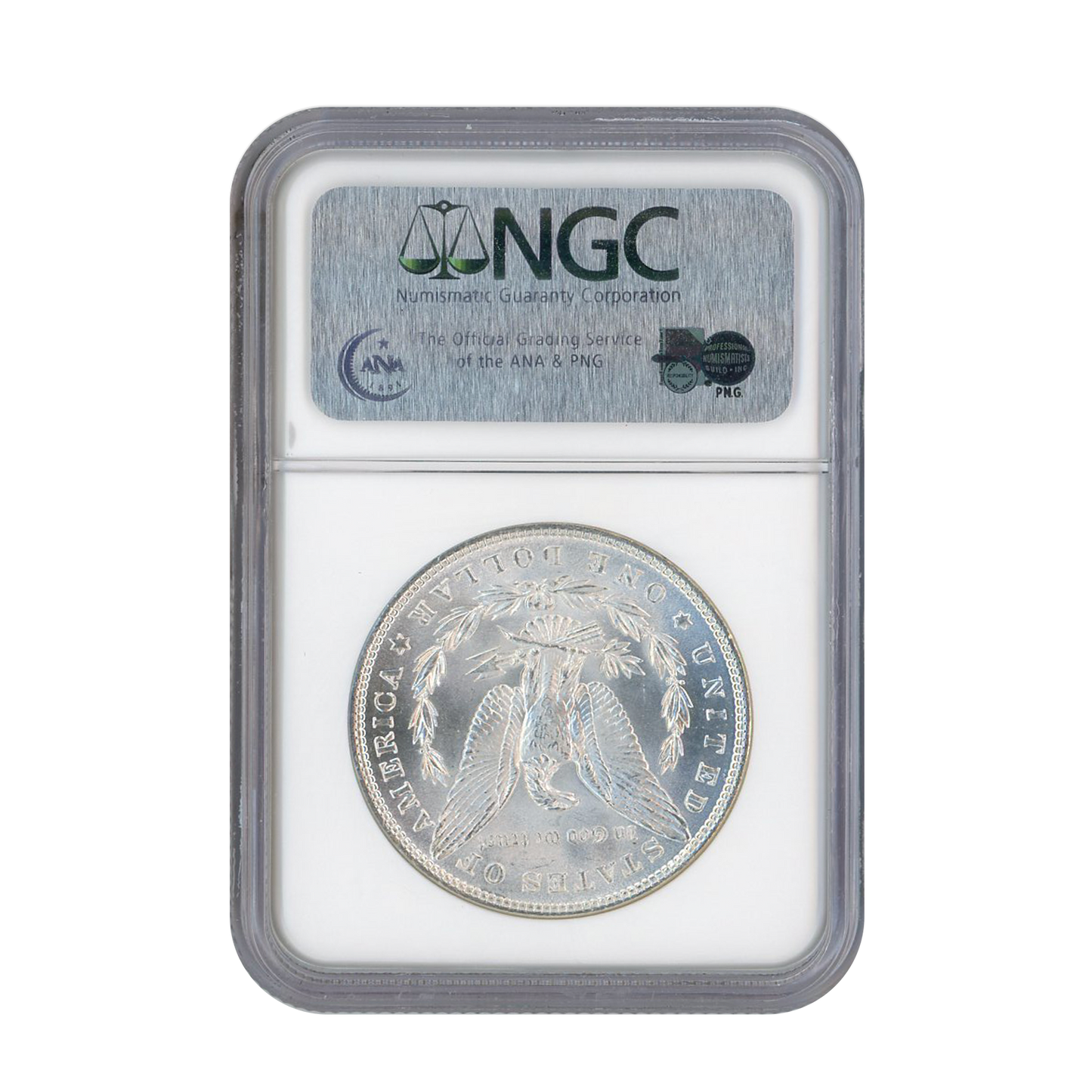 1886 Morgan Silver Dollar Philadelphia - NGC MS64 Sight White