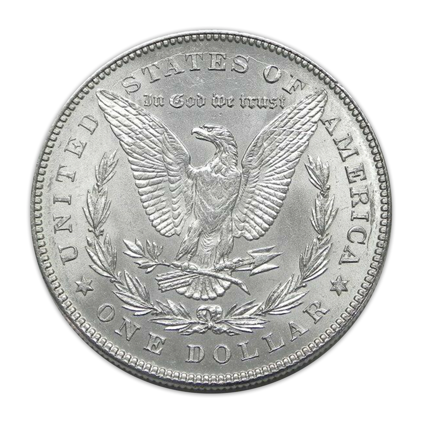 1878 Morgan Silver Dollar 7 Tailfeathers - Uncirculated