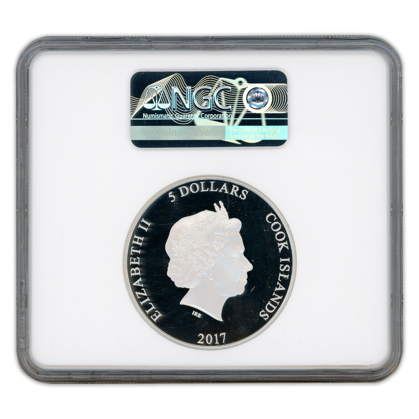 2017 $5 Silver Cooks Island - Dorothy - Ruby Slippers Colorized PF70 Ultra Cameo