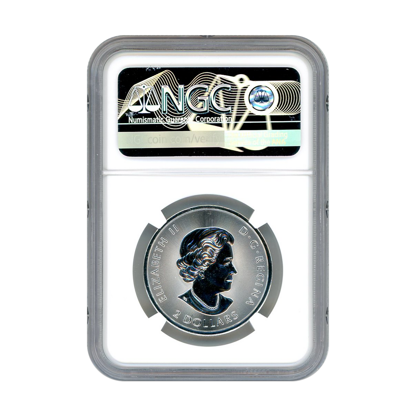 2018 1/2oz Silver Canadian $2 Polar Bear NGC MS70