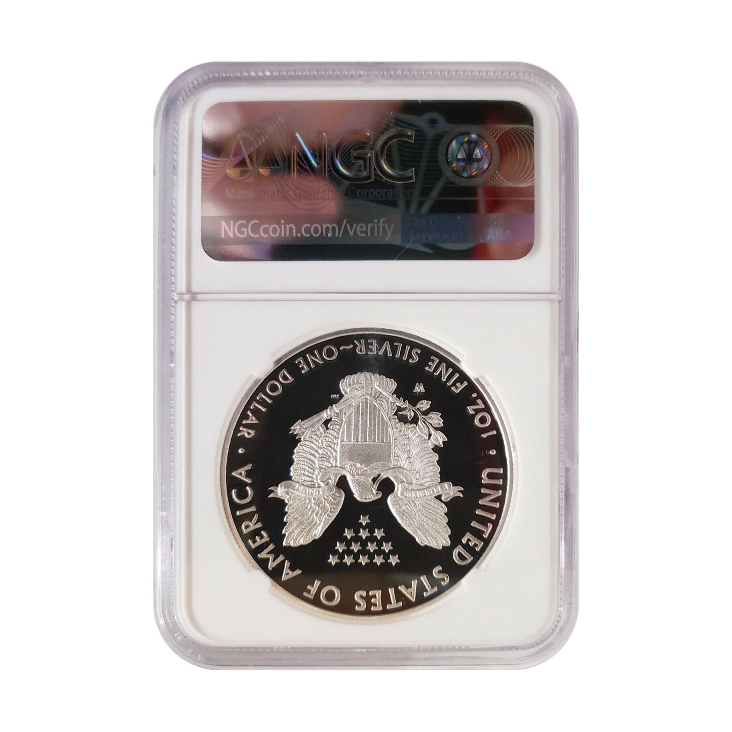 2021 Silver Eagle Type 1 Proof - NGC PF69 Advanced Release - Mercanti Signature Label