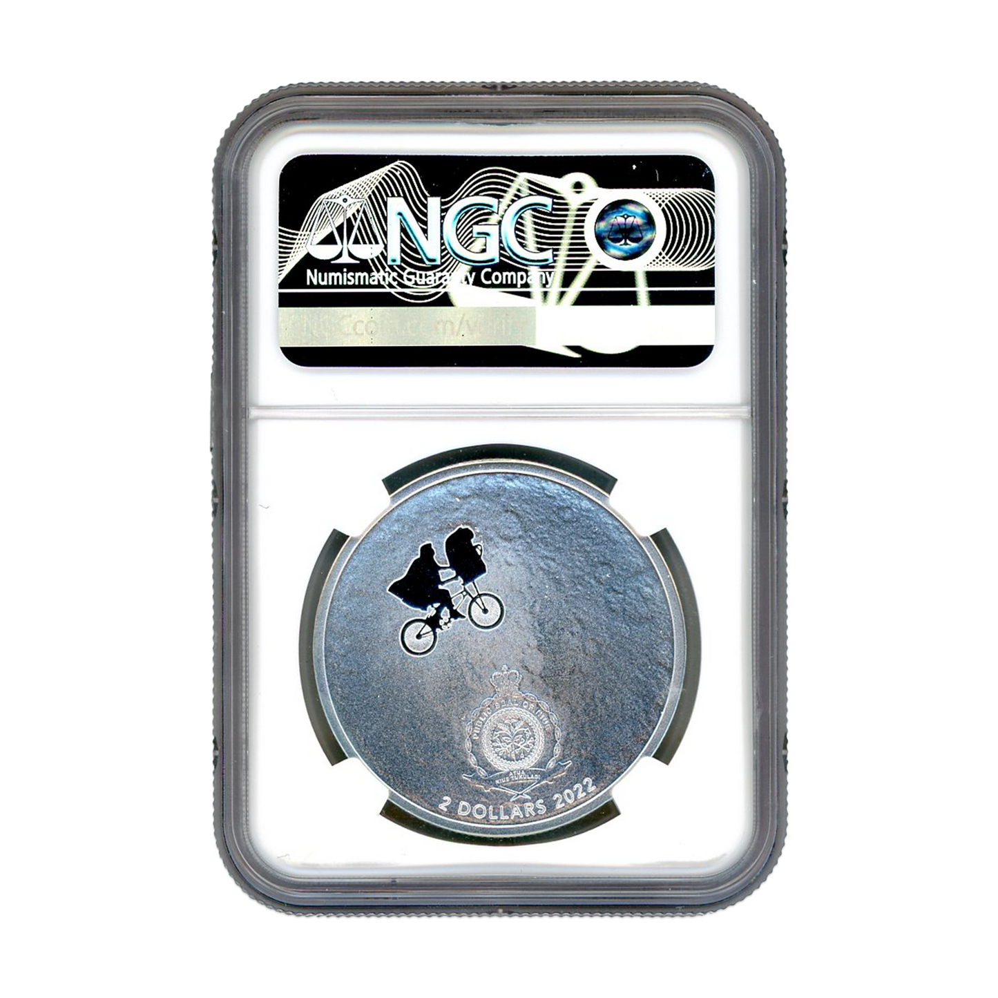 2022 Niue E.T. 40th Anniversary BU 1 oz Silver Coin NGC MS70