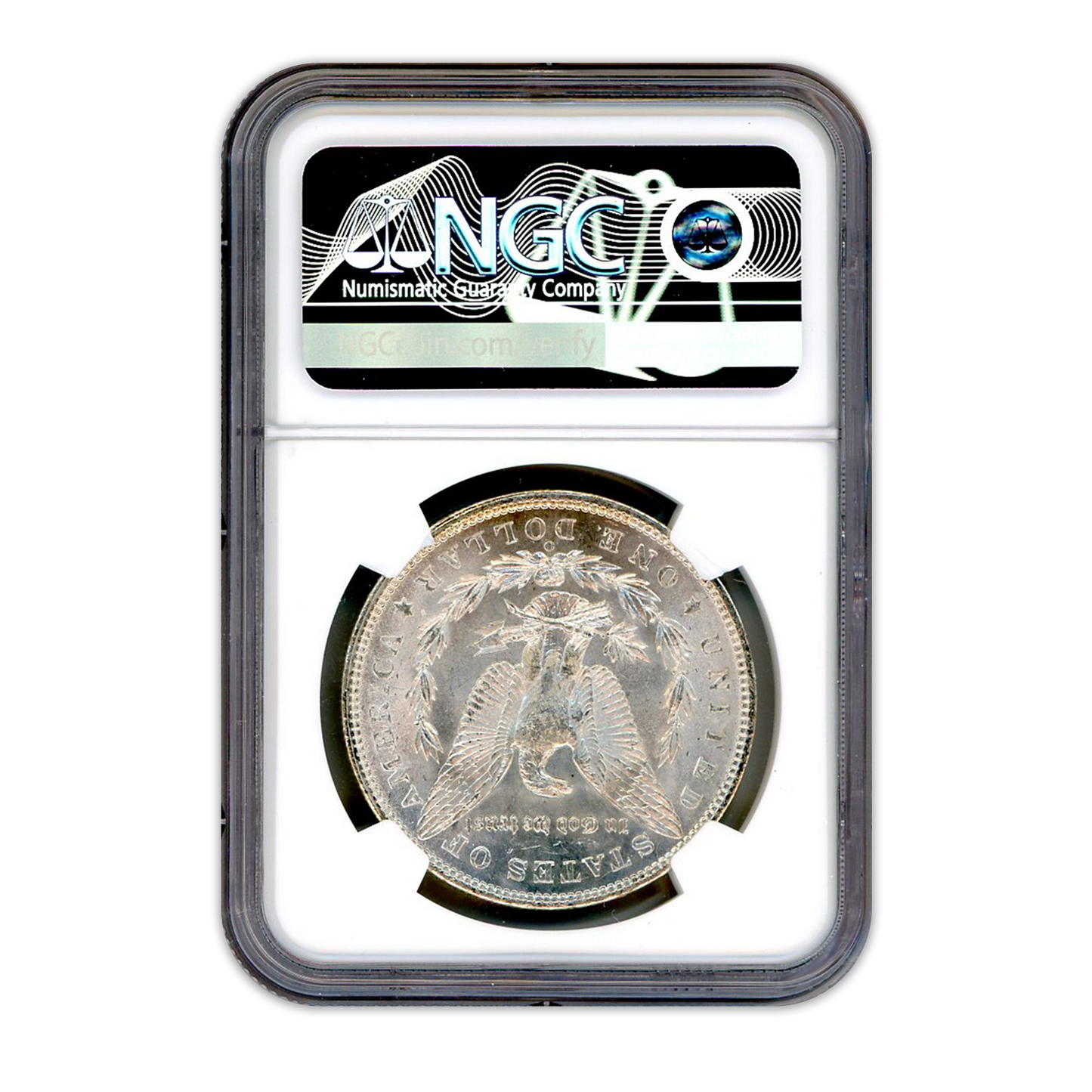 1898 Morgan Silver Dollar New Orleans - NGC MS63 Sight White