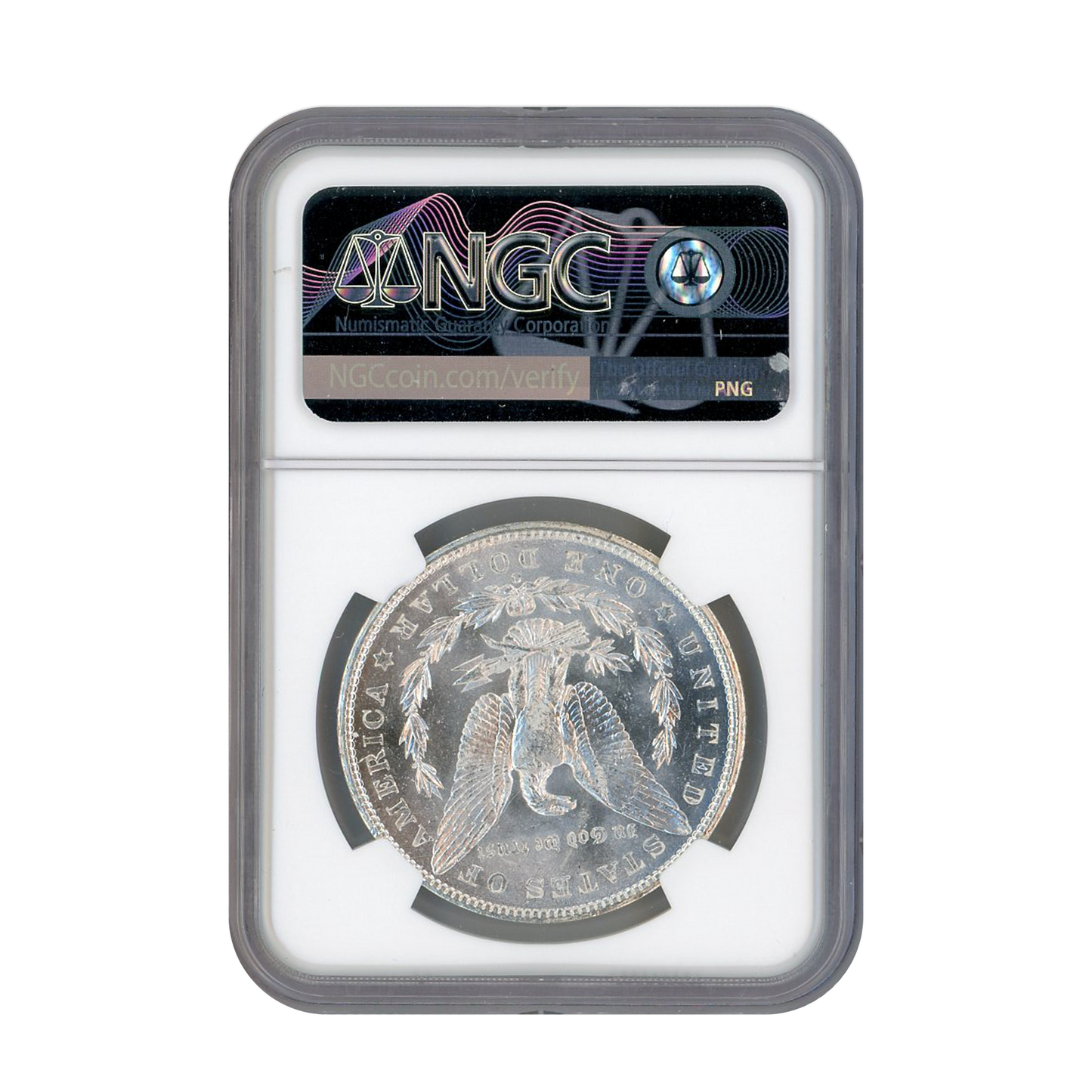 1880 S Morgan Silver Dollar San Francisco NGC MS65 Sight White