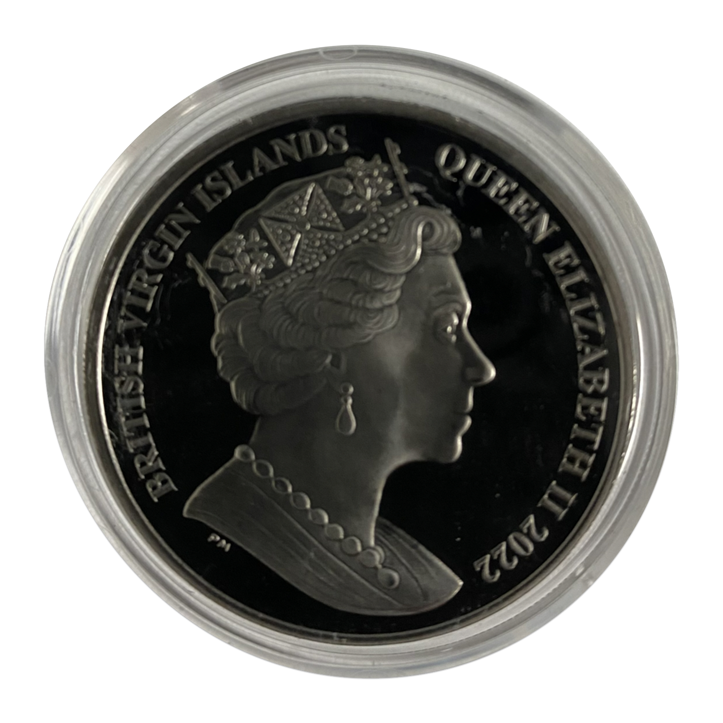2022 BVI Pegasus - Pearl Black - 1 oz Silver Coin
