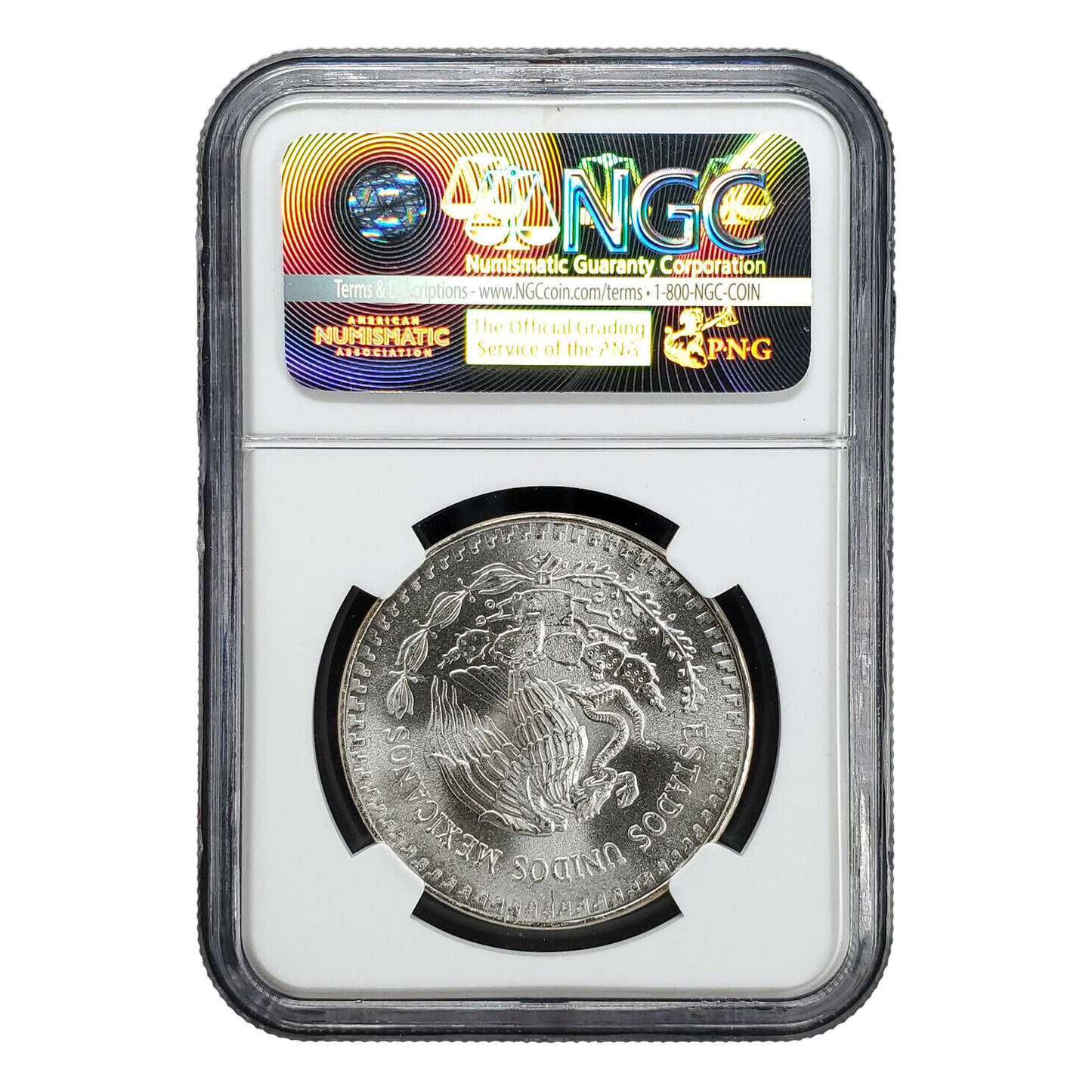 1994 1 oz Mexican Libertad Silver Coin - NGC MS66