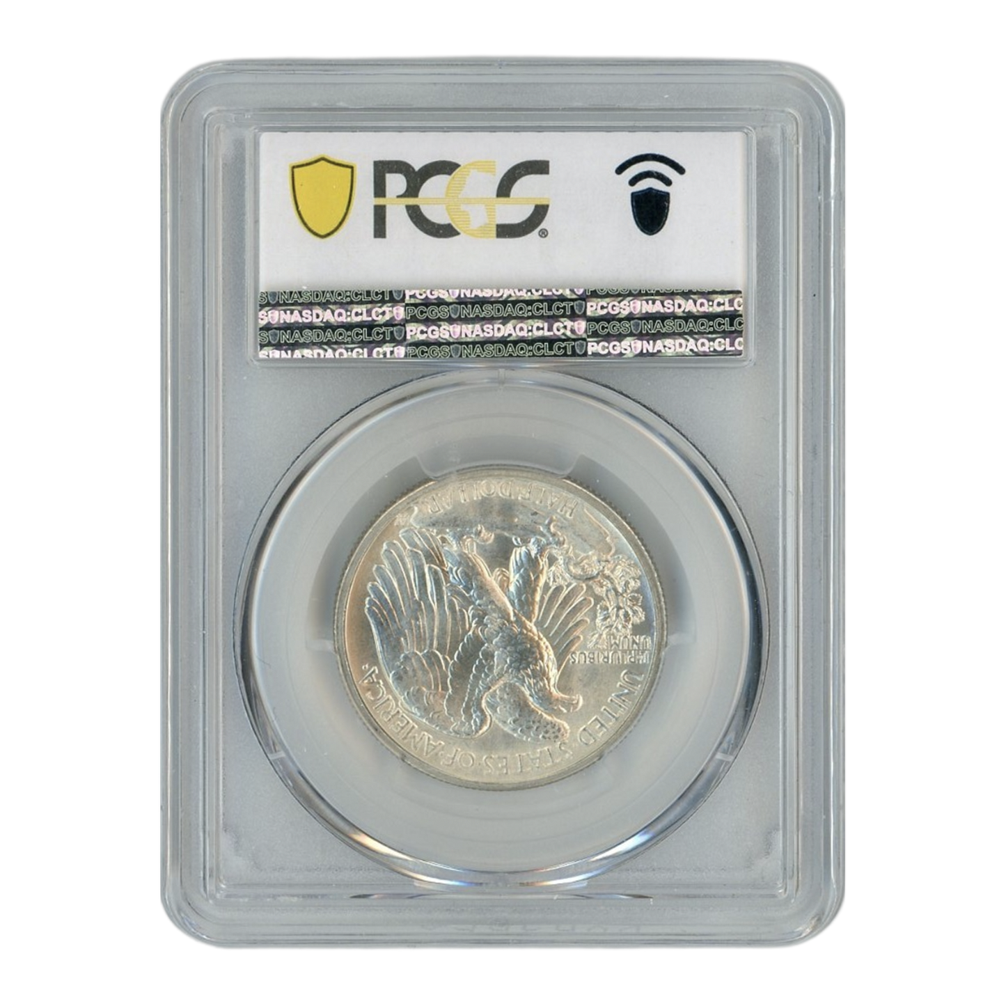 1939 D Walking Liberty Silver Half Dollar - PCGS MS66 Sight White