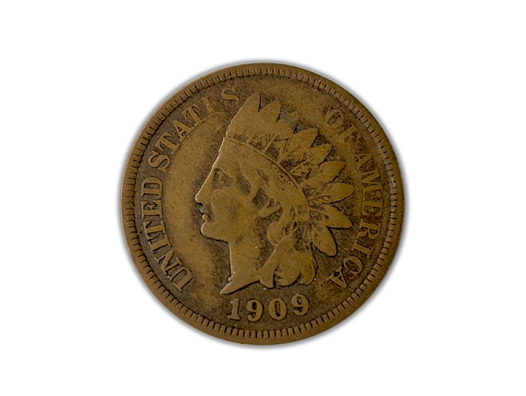 1909 Indian Cent Philadelphia - Collectors Quality Circulated