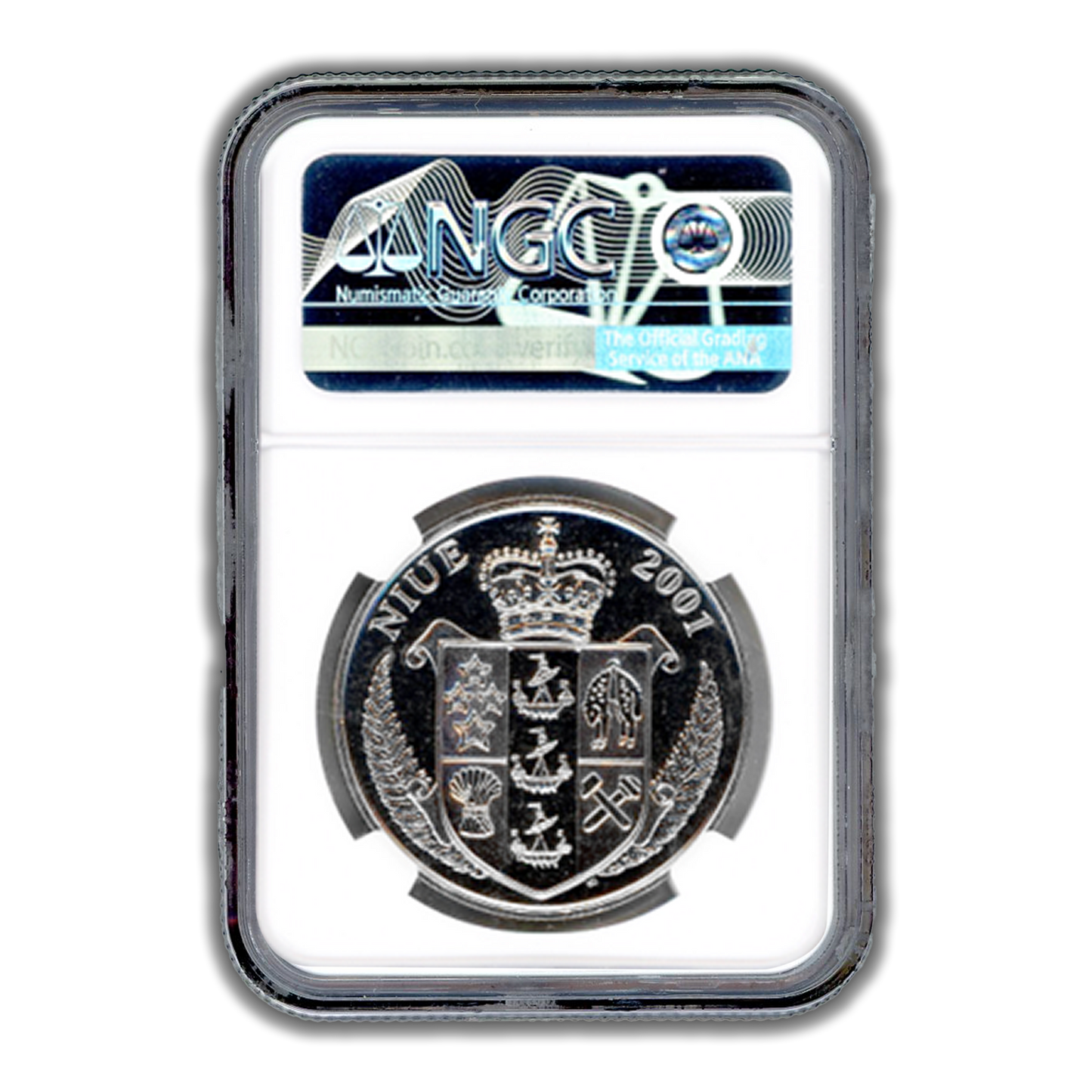 2001 Niue Pokemon Squirtle $1 Coin - NGC MS67