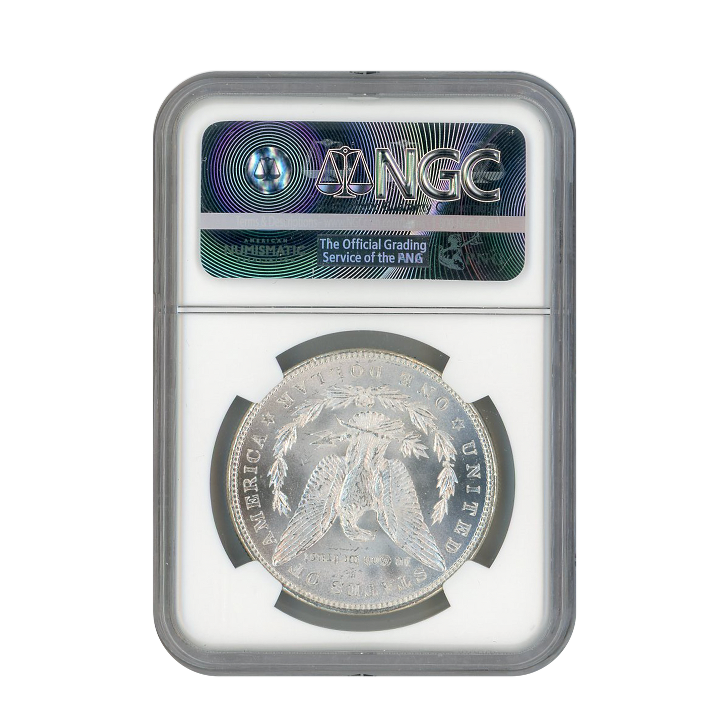 1904 O Morgan Silver Dollar New Orleans NGC MS65 Sight White