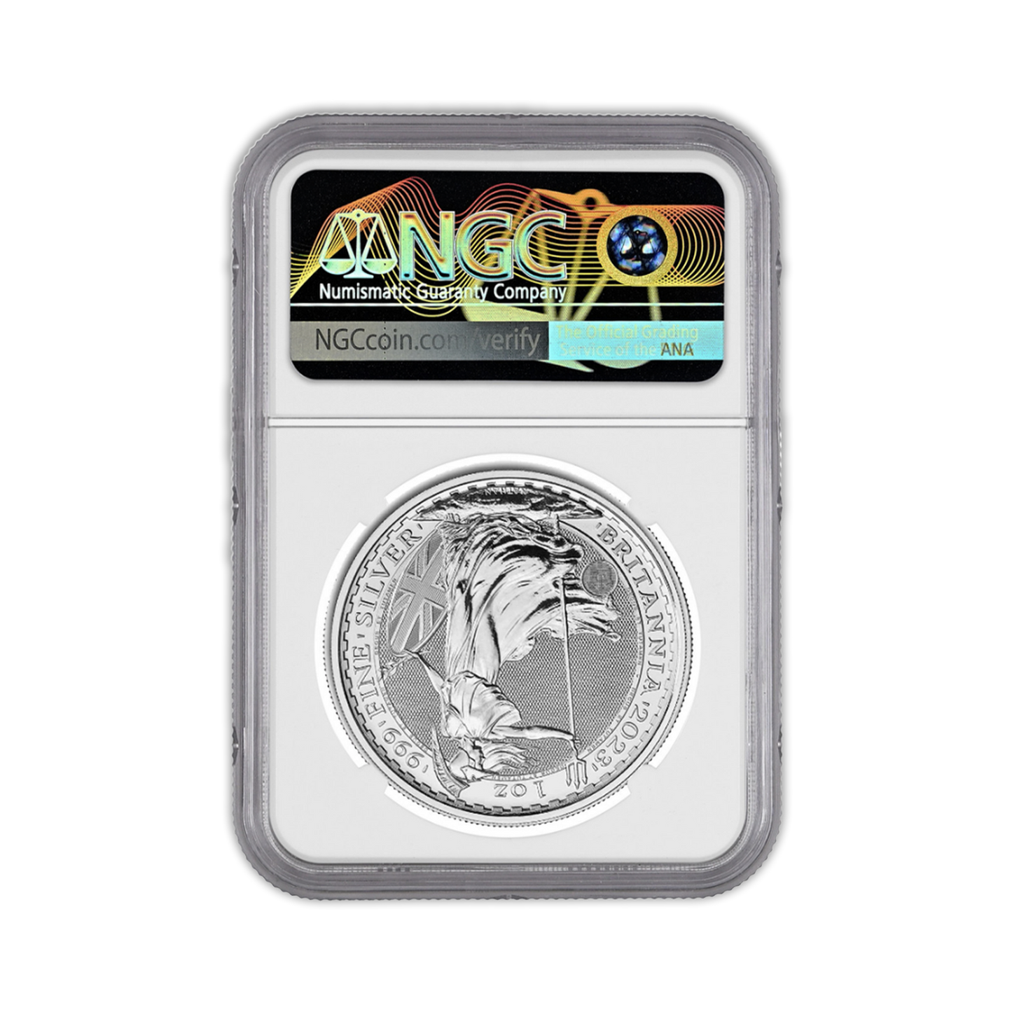 2023 1 oz Britannia Silver - First with King Charles - NGC GEM