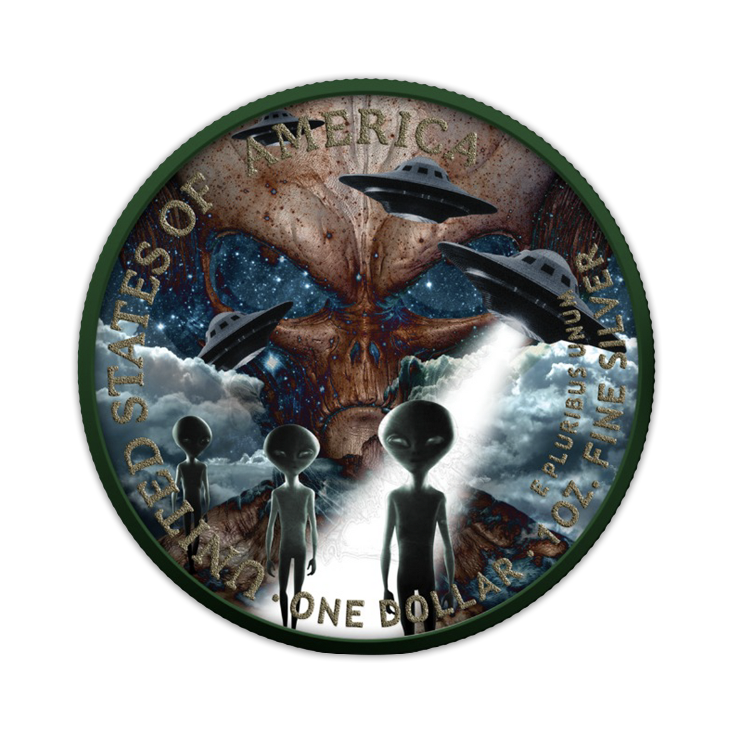 PREORDER: 2023 Alien Invasion Silver Eagle - Icon Mint
