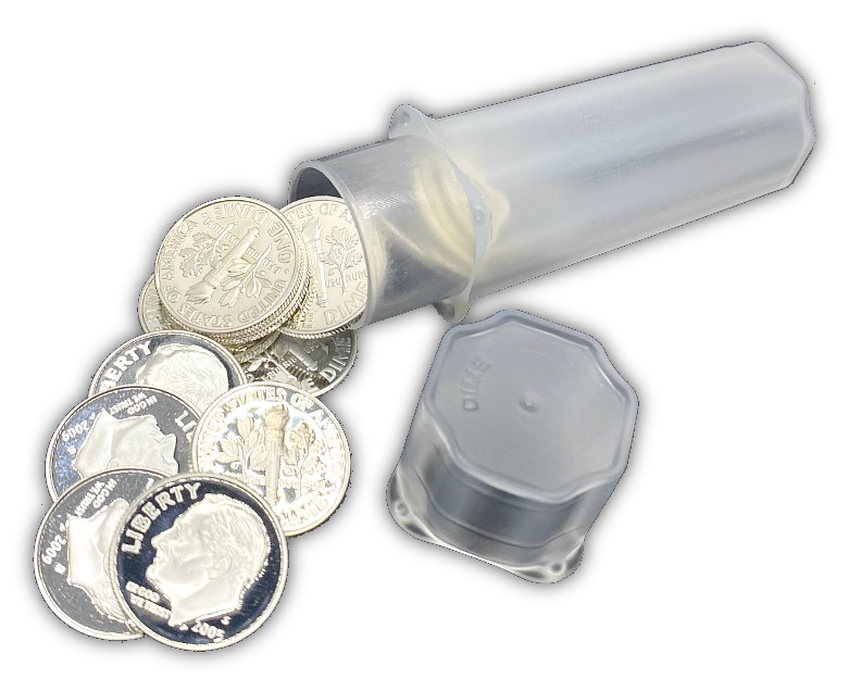 90% Silver Proof Dimes - Roll of 50