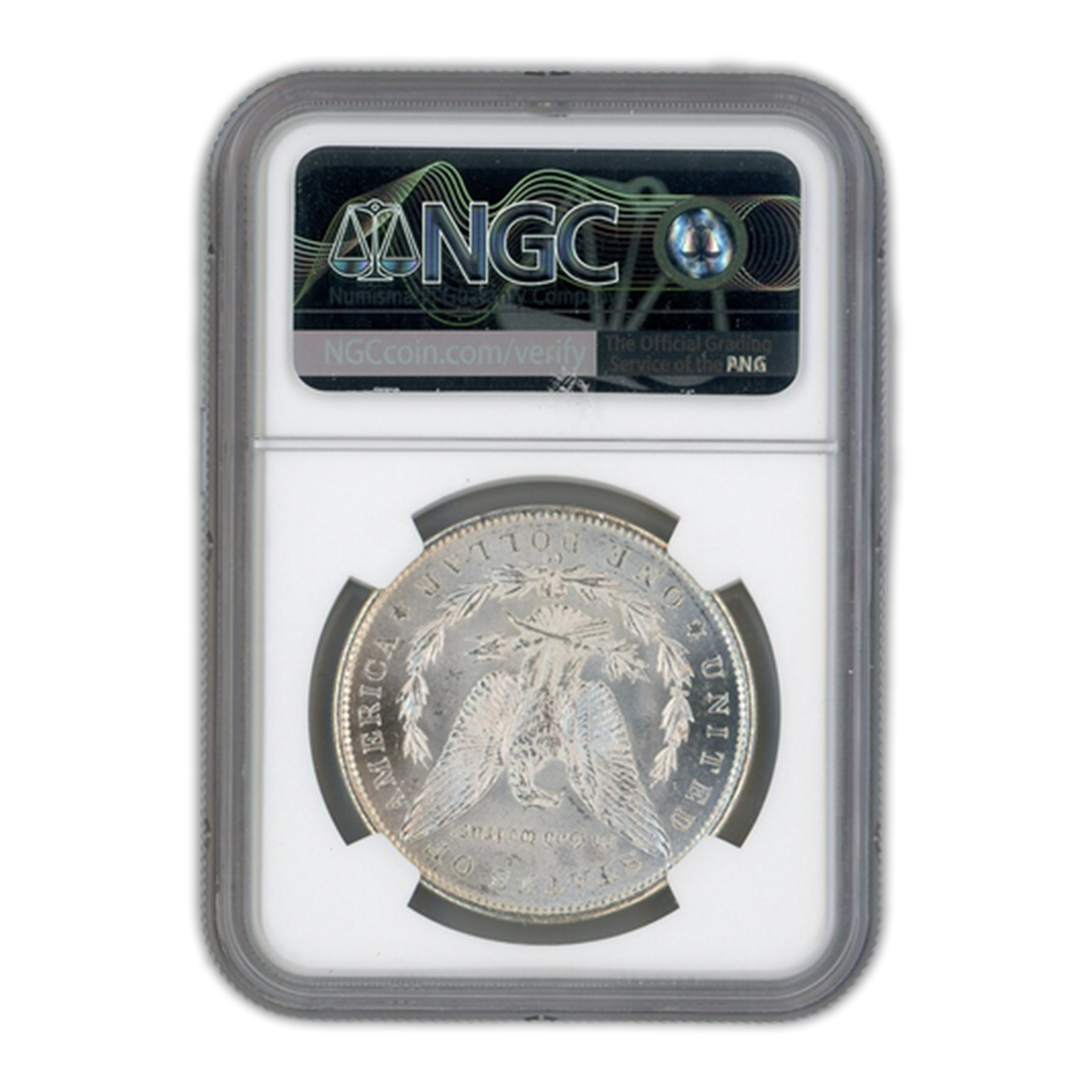 1891-CC Morgan Silver Dollar Carson City - Top 100 VAM-3 Spitting Eagle - NGC MS61