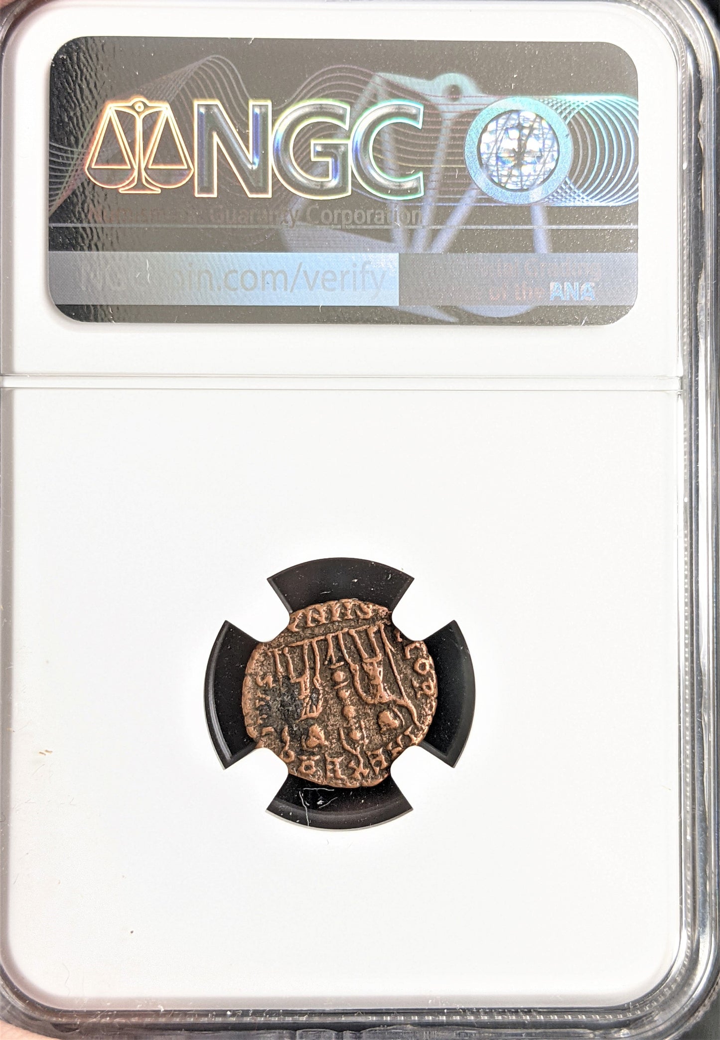 Ancient Roman Bronze Coin- House of Constantine - Constans - NGC Certified