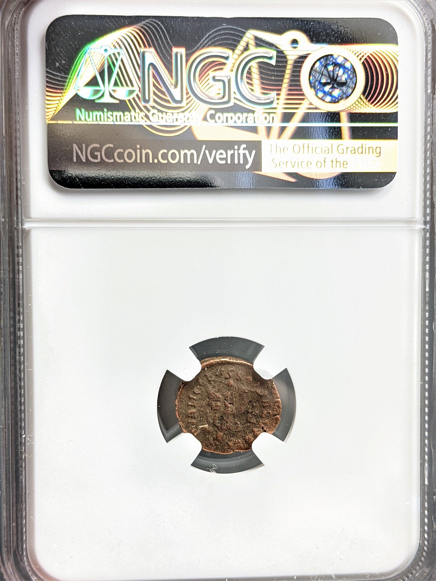 Ancient Roman Bronze Coin - Arcadius - Decline and Fall - NGC Certified