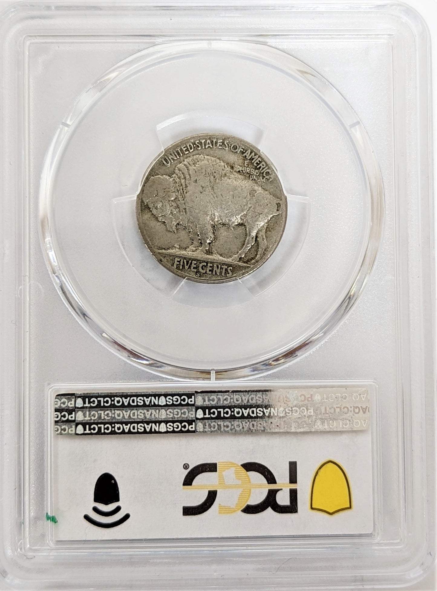 1917 S Buffalo Nickel San Francisco - PCGS F12