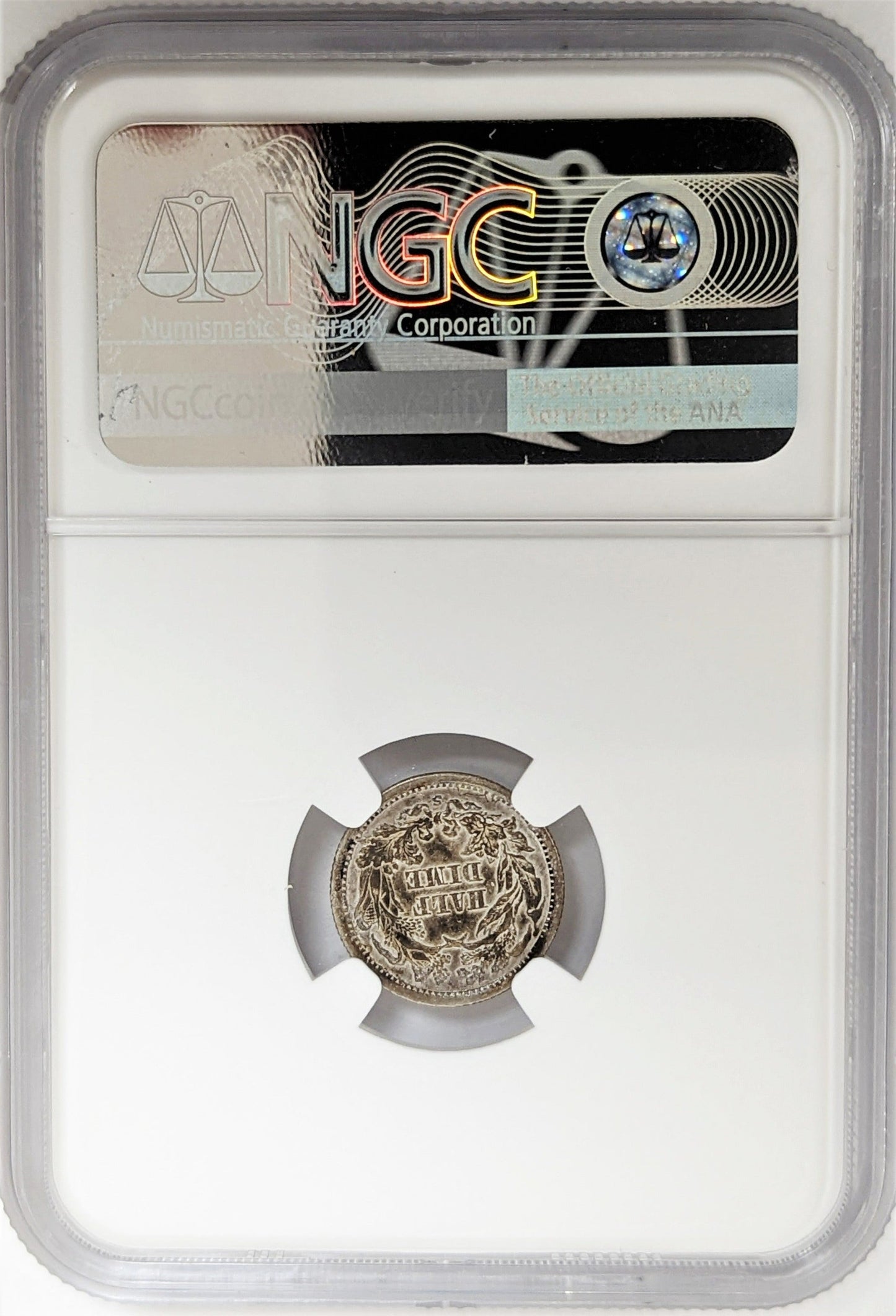 1863-S Seated Liberty Half Dime - San Francisco - NGC MS61