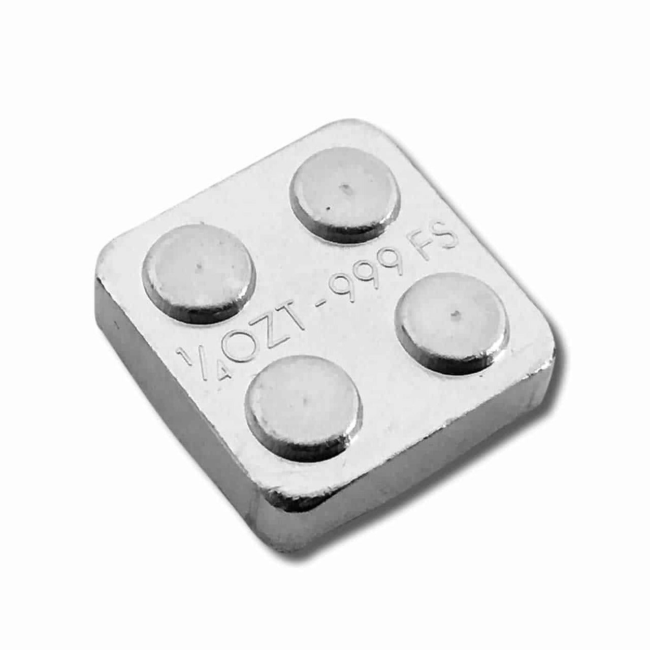 Monarch Building Block Bar Silver - 1/4oz - Quarter 2x2