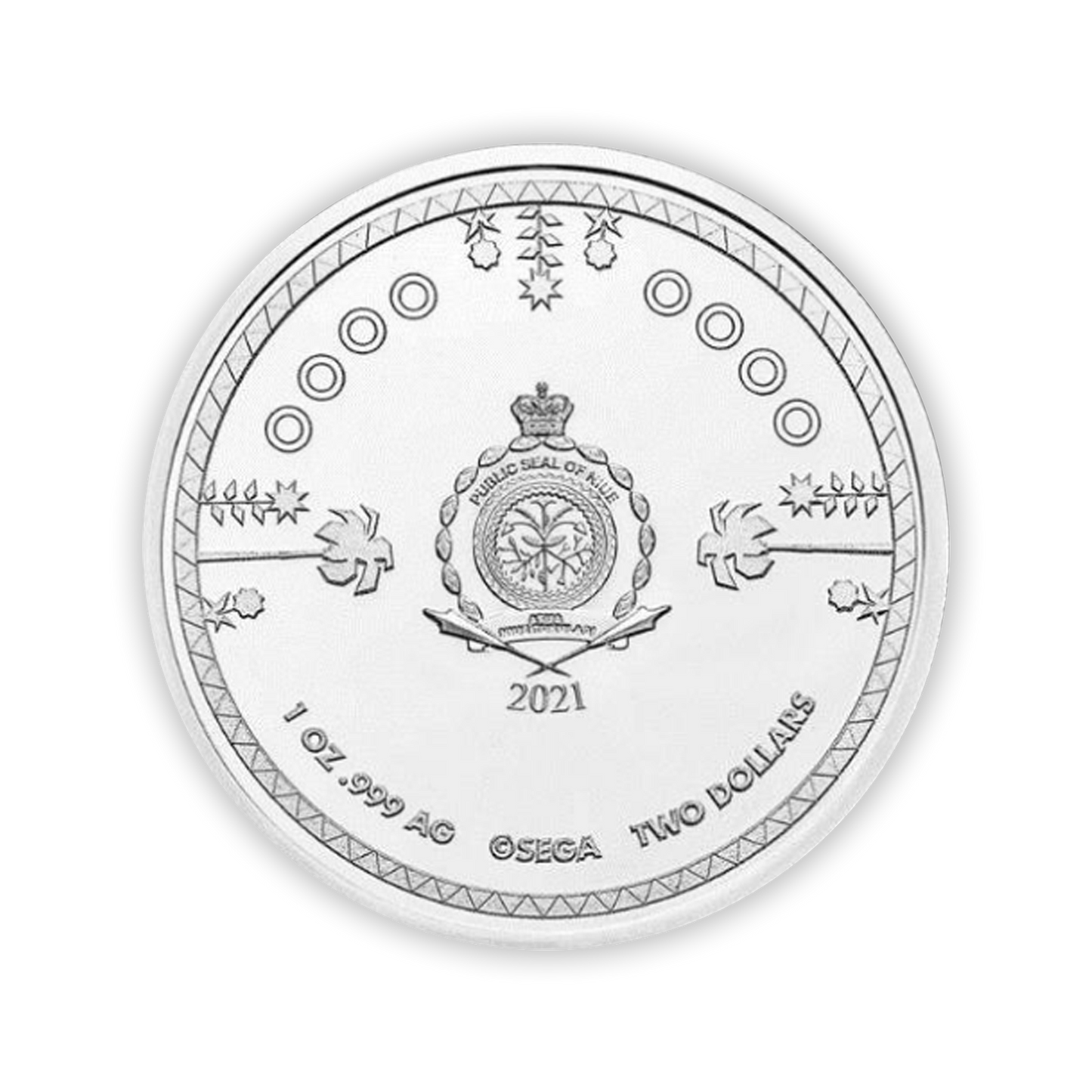 2021 Sonic the Hedgehog - 30th Anniversary - 1 Oz Silver Bullion