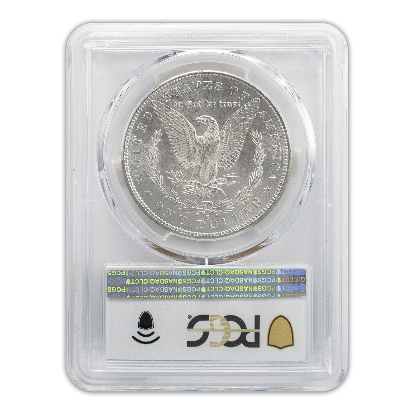San Francisco Mint Sight White Morgan Silver Dollar - MS64 SW