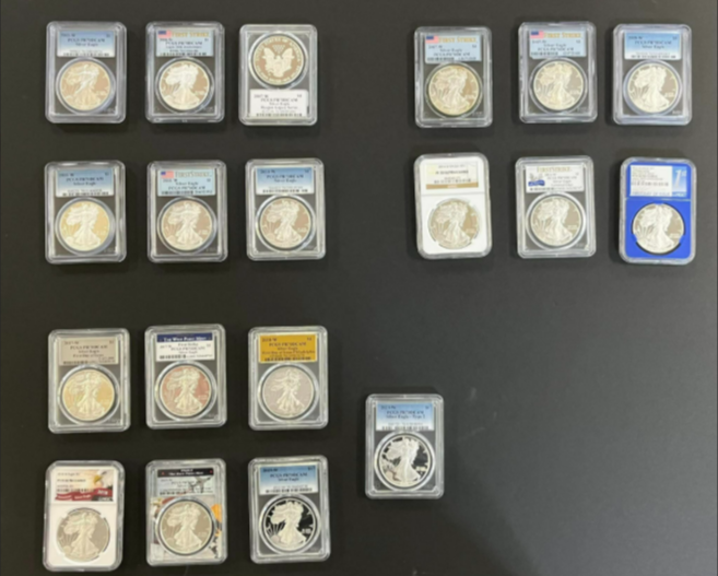 Perfect Proof Silver Eagles - Coin Shop Find