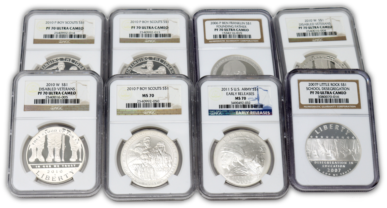 NGC 70 Silver Dollar Grab Bag