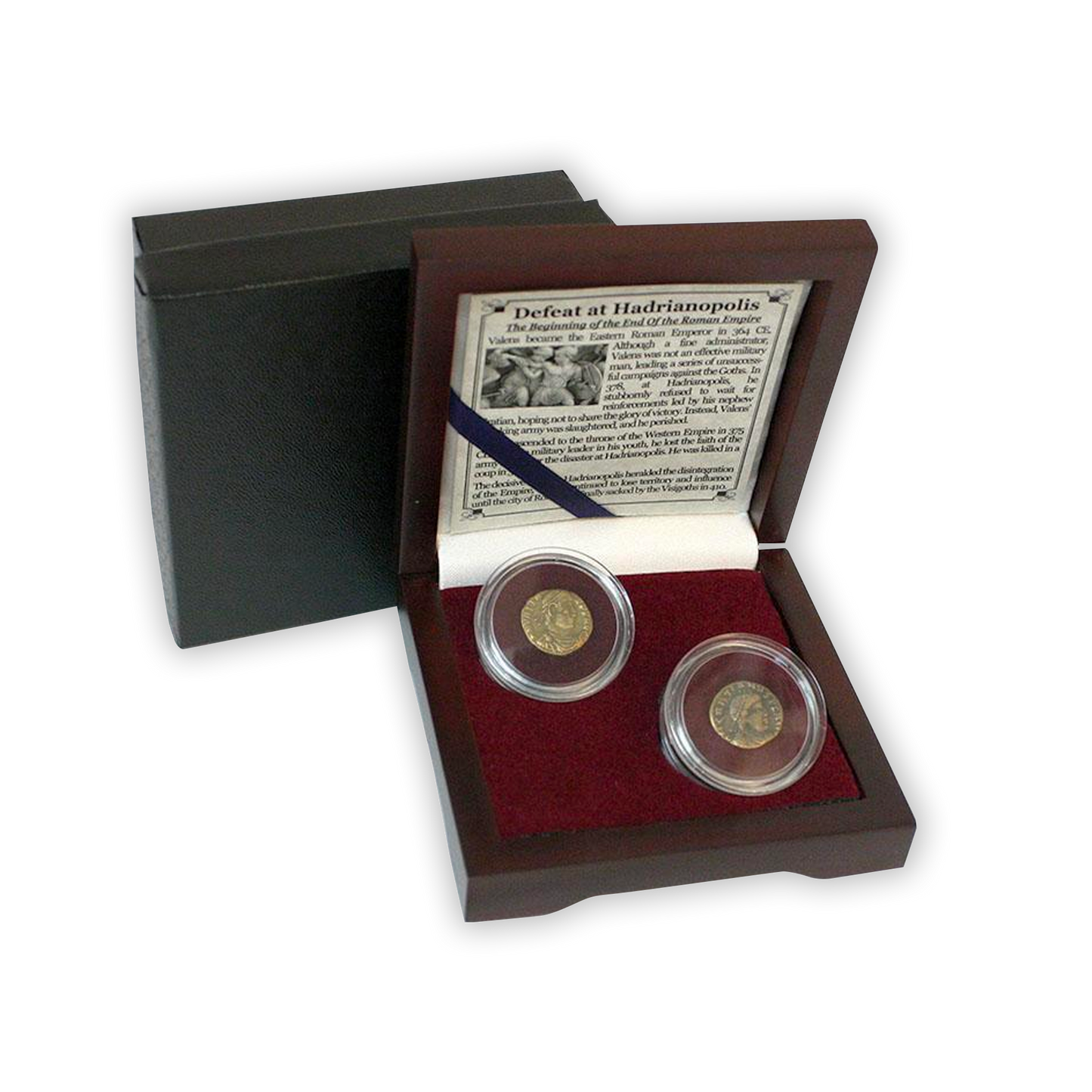 The Battle of Hadrianopolis: Box of 2 Roman Bronze Coins