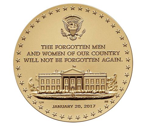 Donald Trump 3 inch Official US Mint Bronze Medal