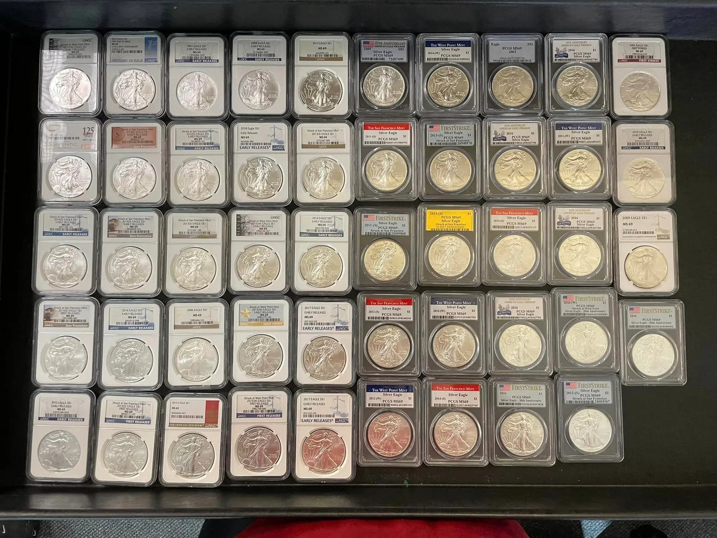 Silver Eagle Certified MS69 Grab Bag