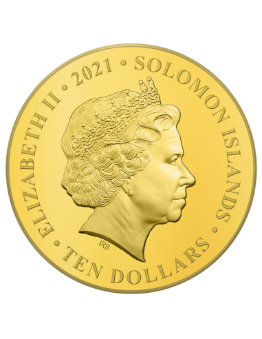 2021 Solomon The Age of the Dinosaurs - Brachiosaurus Gold Proof