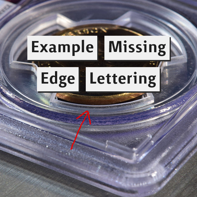2009 William Harrison Dollar Error - Missing Edge Lettering - PCGS MS65