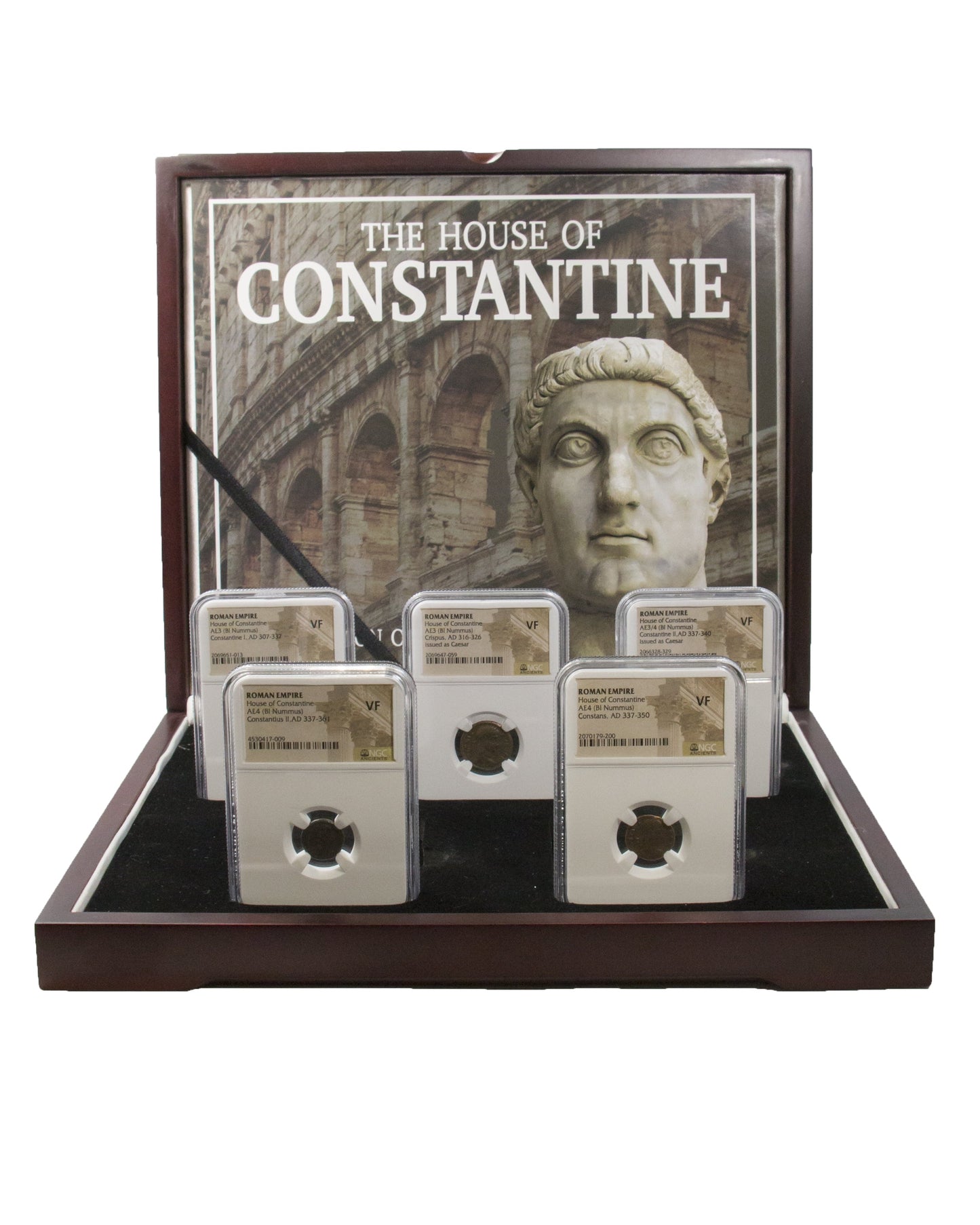 House of Constantine: A Collection of Five Slabbed Coins