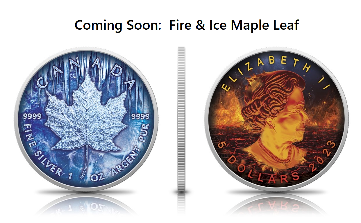 PREORDER - 2022 Fire & Ice Silver Eagle - Icon Mint